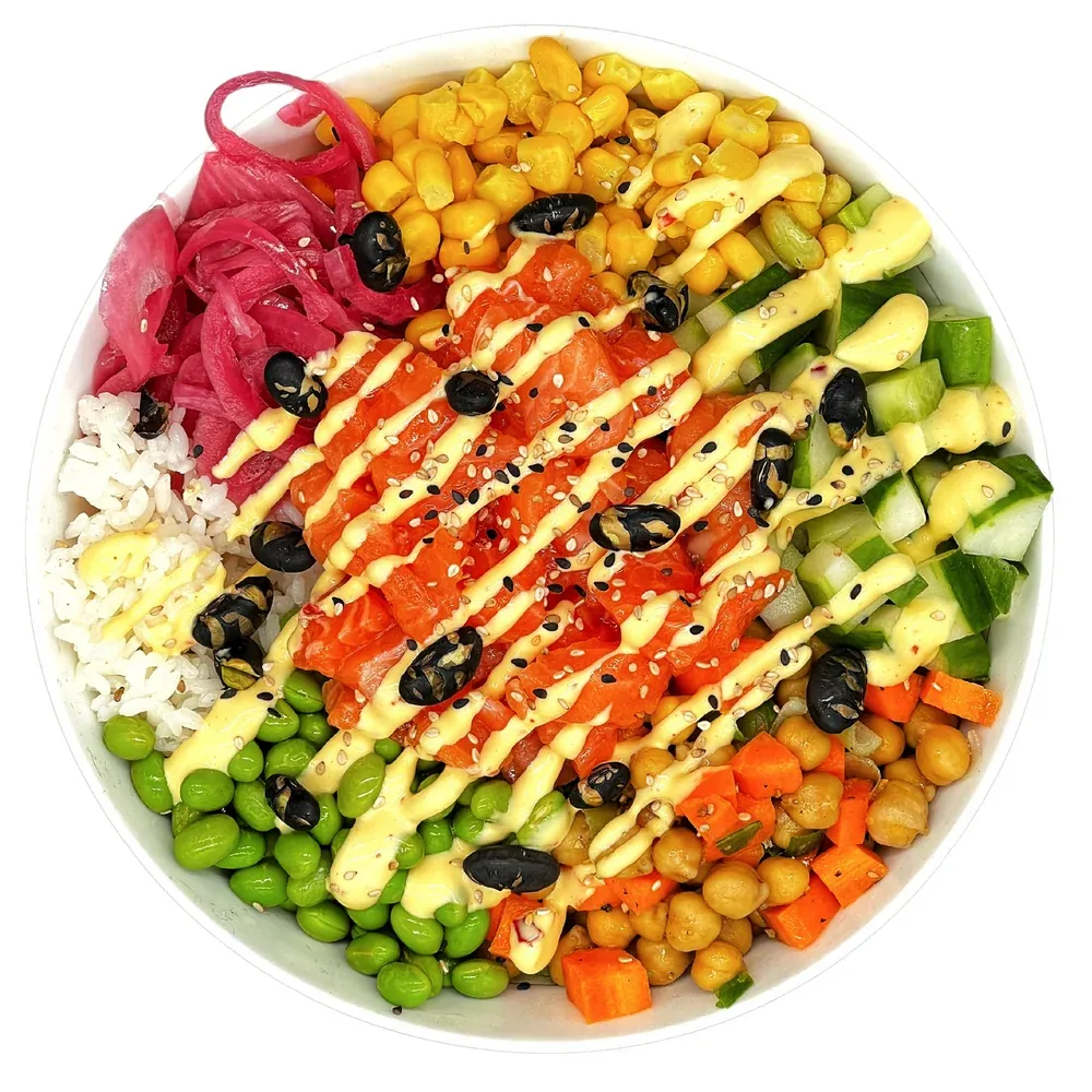 Creamy Salmon Office Bowl